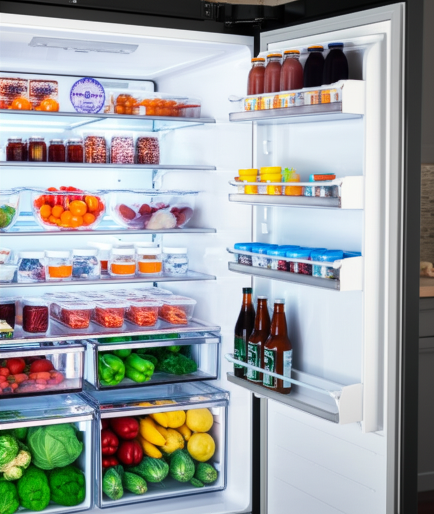 Sub-Zero Built-in Refrigerator in luxury kitchen